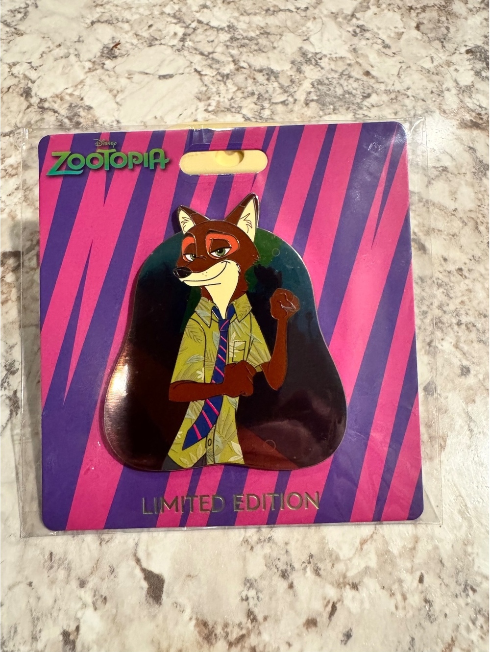 2026 Disney WDI Nick Wilde Zootopia 10th Anniversary Pin LE 300